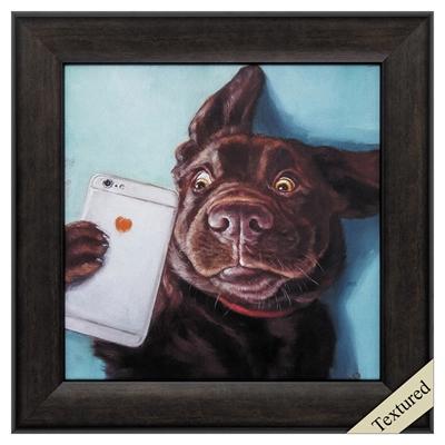 Framed Animal Wall Art "Dog Selfie" - Propac