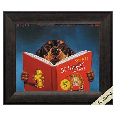 Framed Animal Wall Art "50 Scents of Gray" - Propac