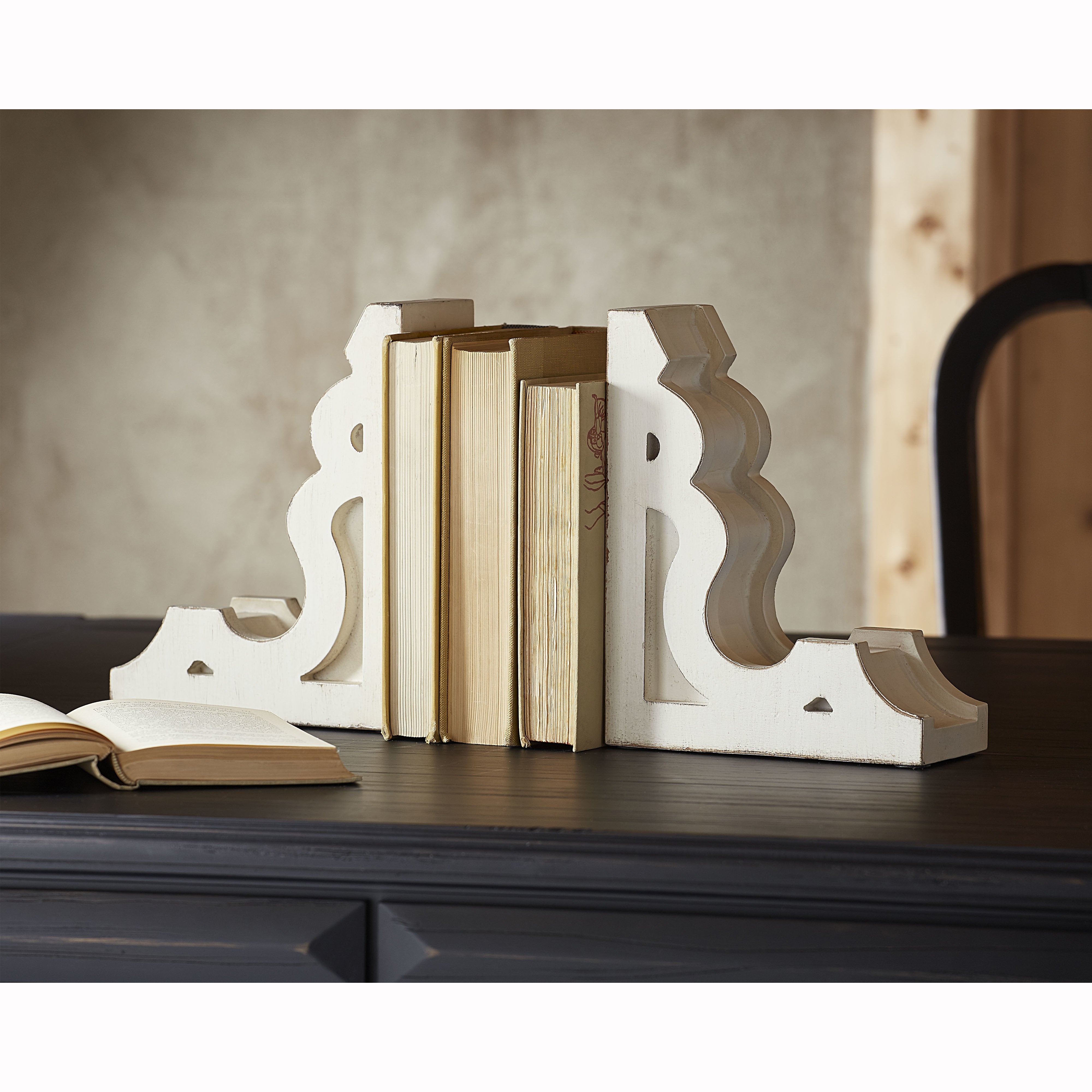 Wood Corbel Bookends - Set of 2 - Magnolia Home