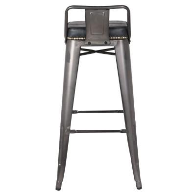 Metropolis Low Back Bar Stool - New Pacific Direct