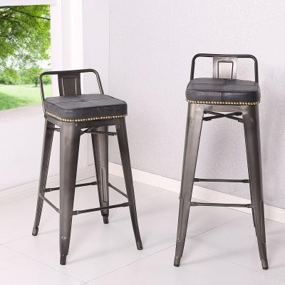 Metropolis Low Back Bar Stool - New Pacific Direct