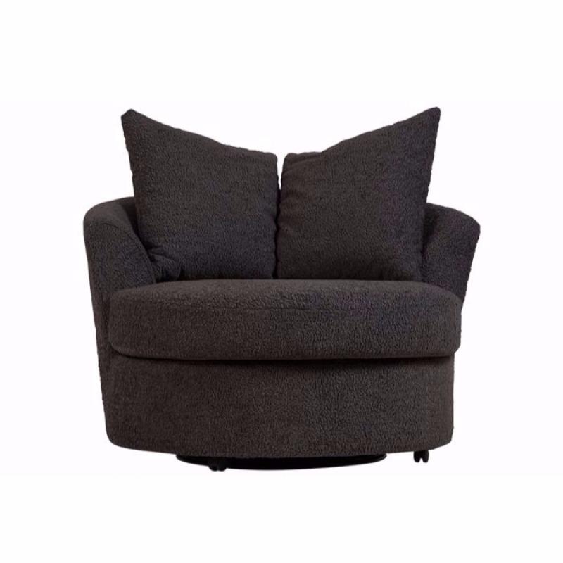 Fuzzy Swivel Chair - Porter