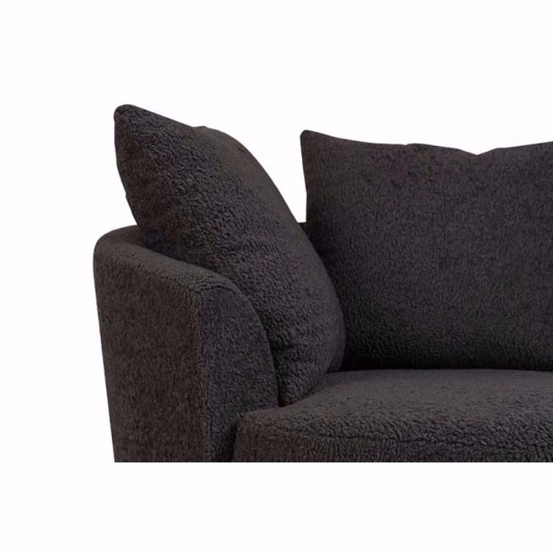 Fuzzy Swivel Chair - Porter