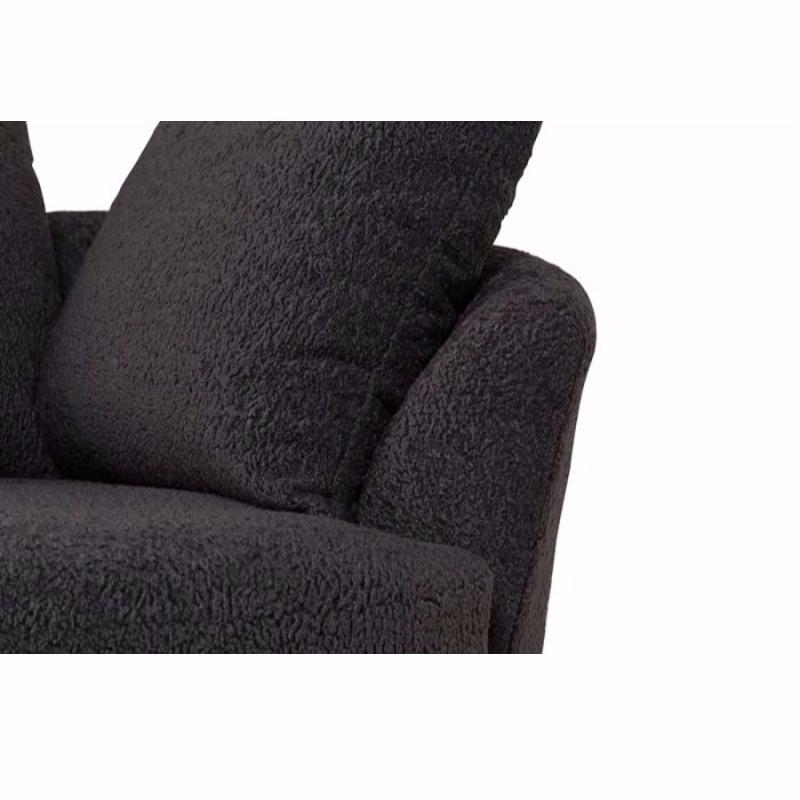 Fuzzy Swivel Chair - Porter