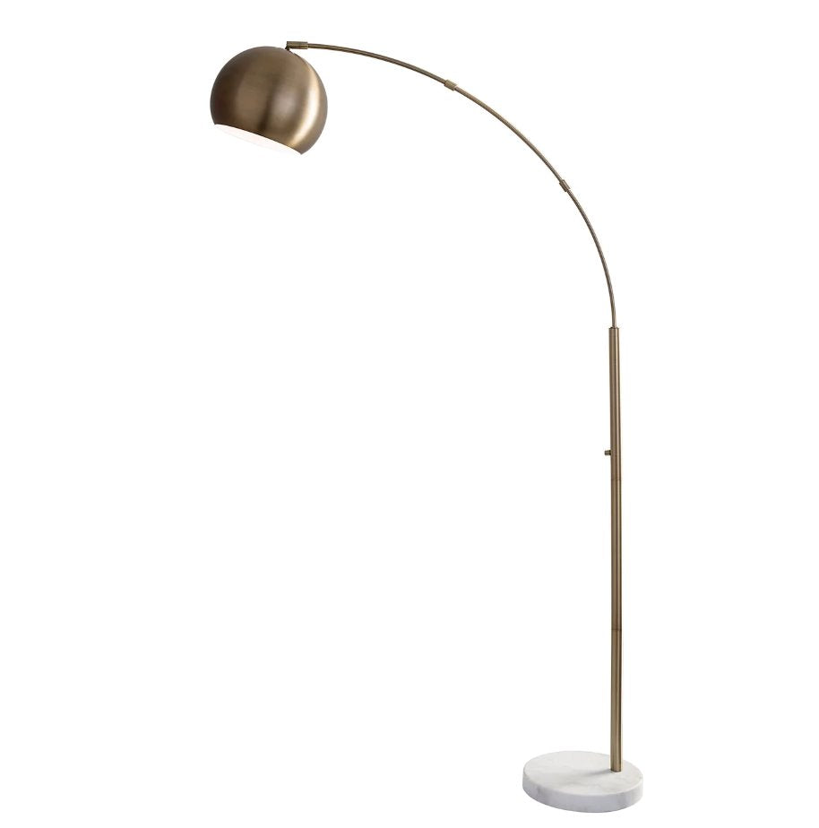 Astoria Arc Lamp: Brass Color Finish