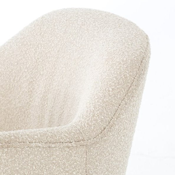 Aurora Swivel Chair: Up-Close Backrest View