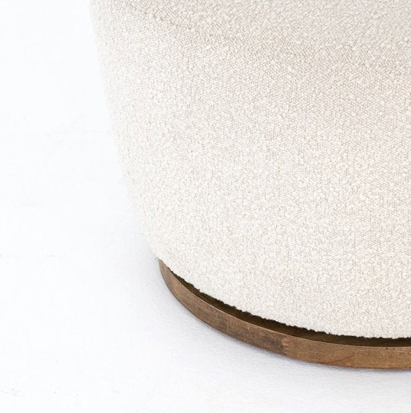 Aurora Swivel Chair: Up-Close Chair and Base Side View