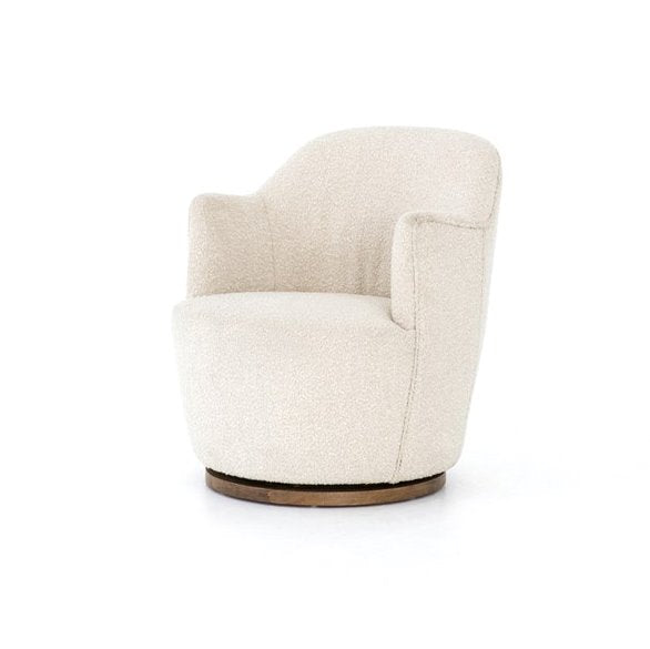 Aurora Swivel Chair: Front Product Quarter View