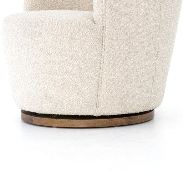 Aurora Swivel Chair: Front Side Base View