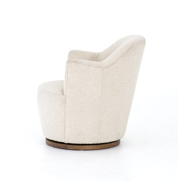 Aurora Swivel Chair: Front Product Side View