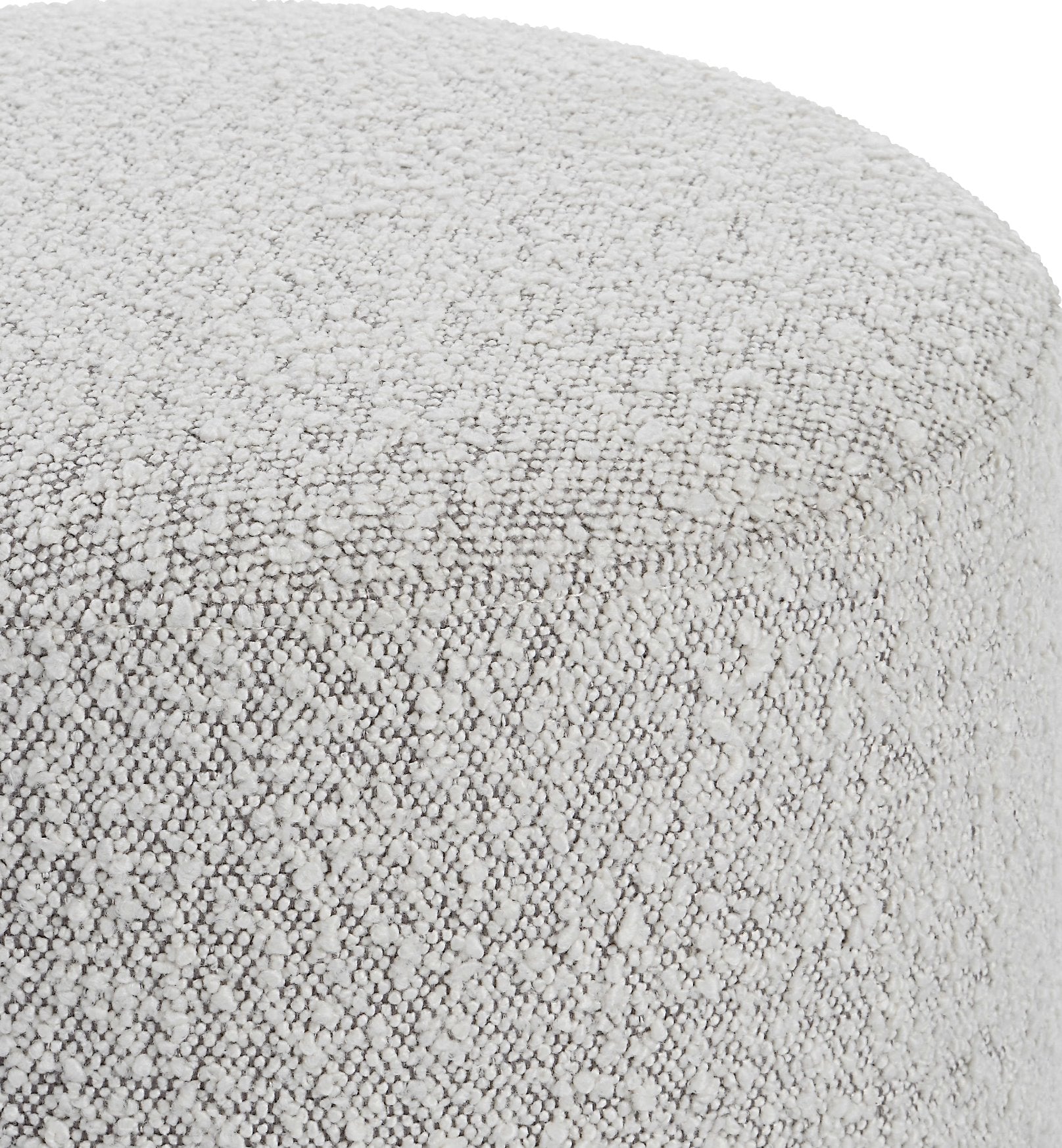 Avila Ottoman in Gray: Up-Close Product View