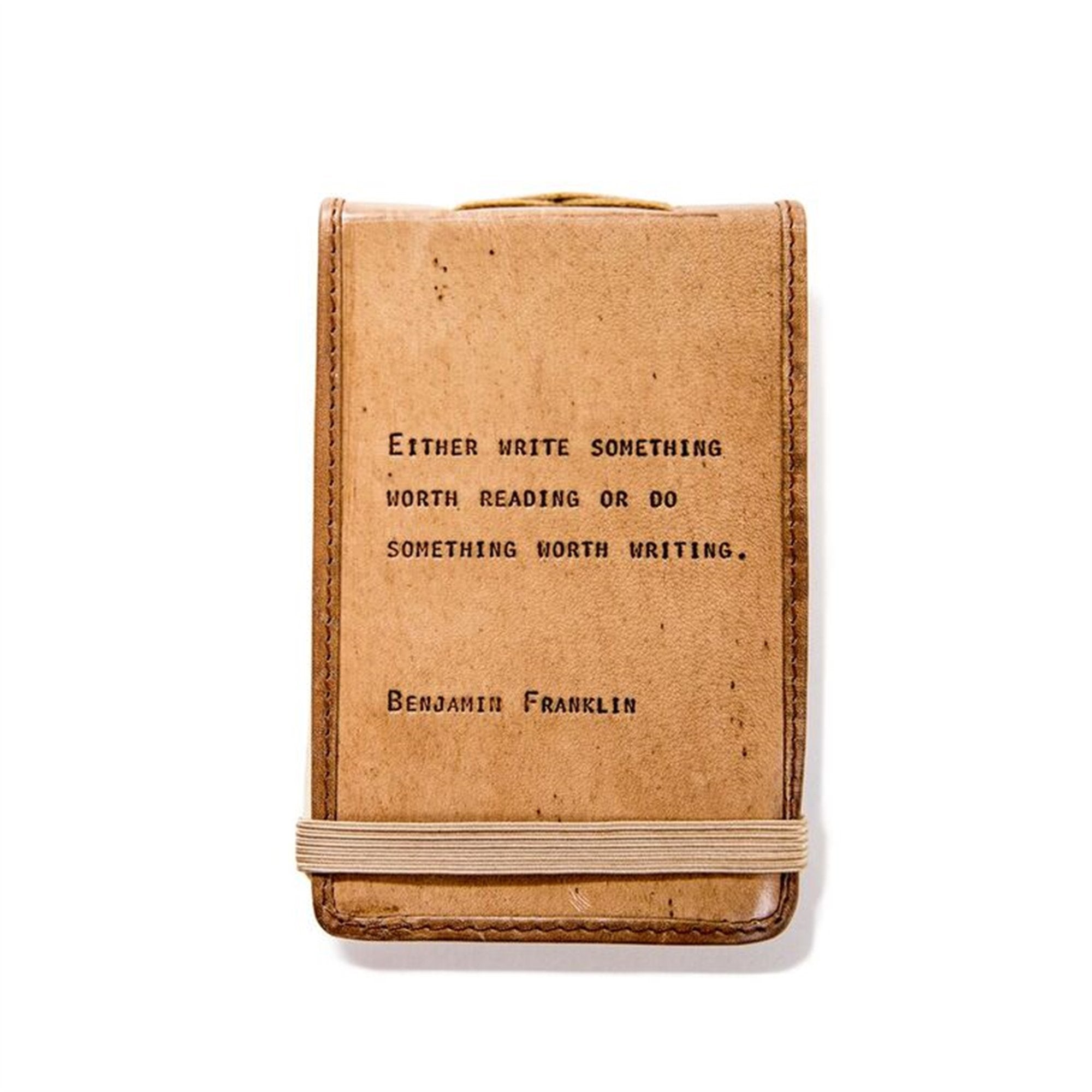 Small Leather Journal | Famous Author Quote | Sugarboo & Co– City Home