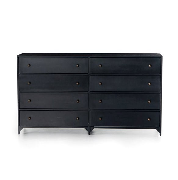 Belmont 8 Drawer Metal Dresser: Available at City Home PDX