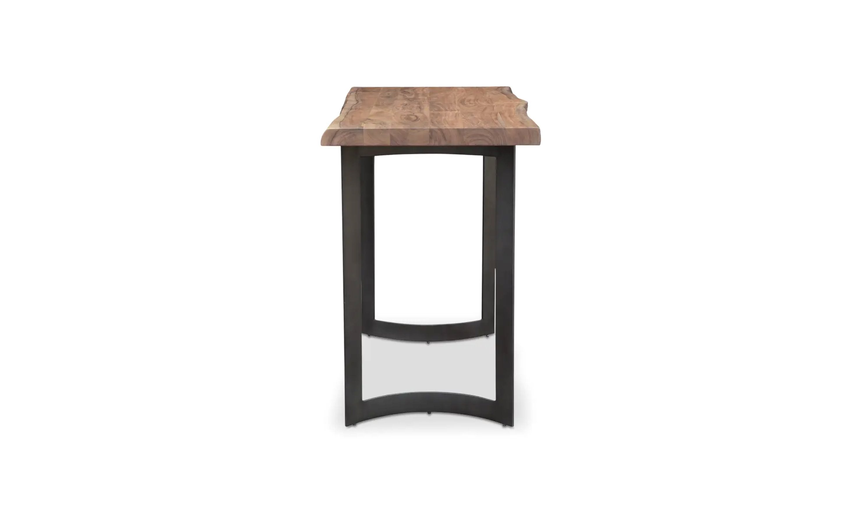 Bent Bar Table: Product Side View