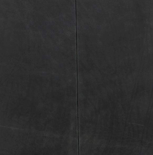 Braden Recliner Accent Chair: Up-Close Dakota Black Leather View