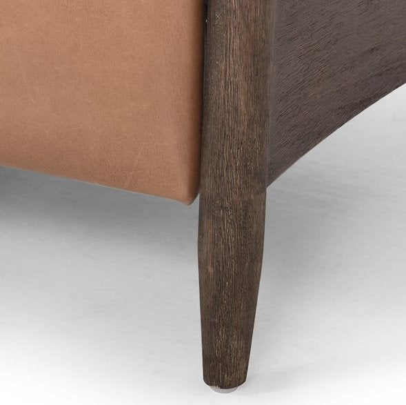 Braden Recliner Accent Chair: Chair Leg View