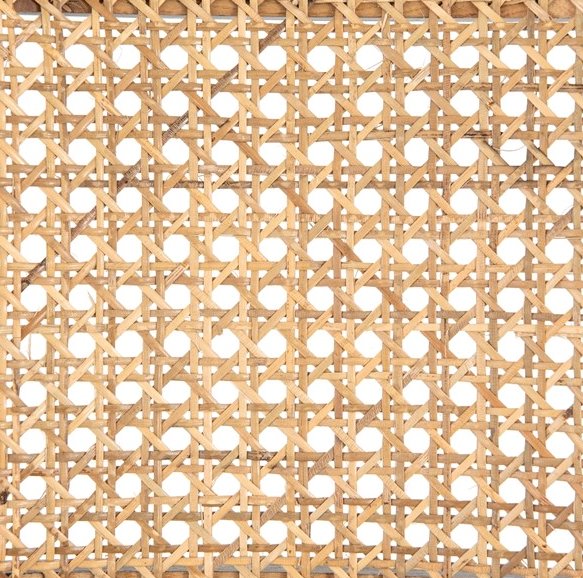 Britt Dining Chair: Up-Close view of the natural cane texture