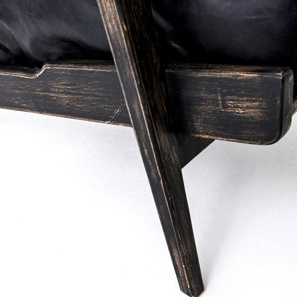 Brooks Lounge Chair: Up-Close Chair Legs View