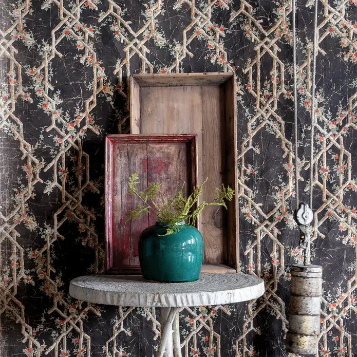 Glazed Ginger Jar styled