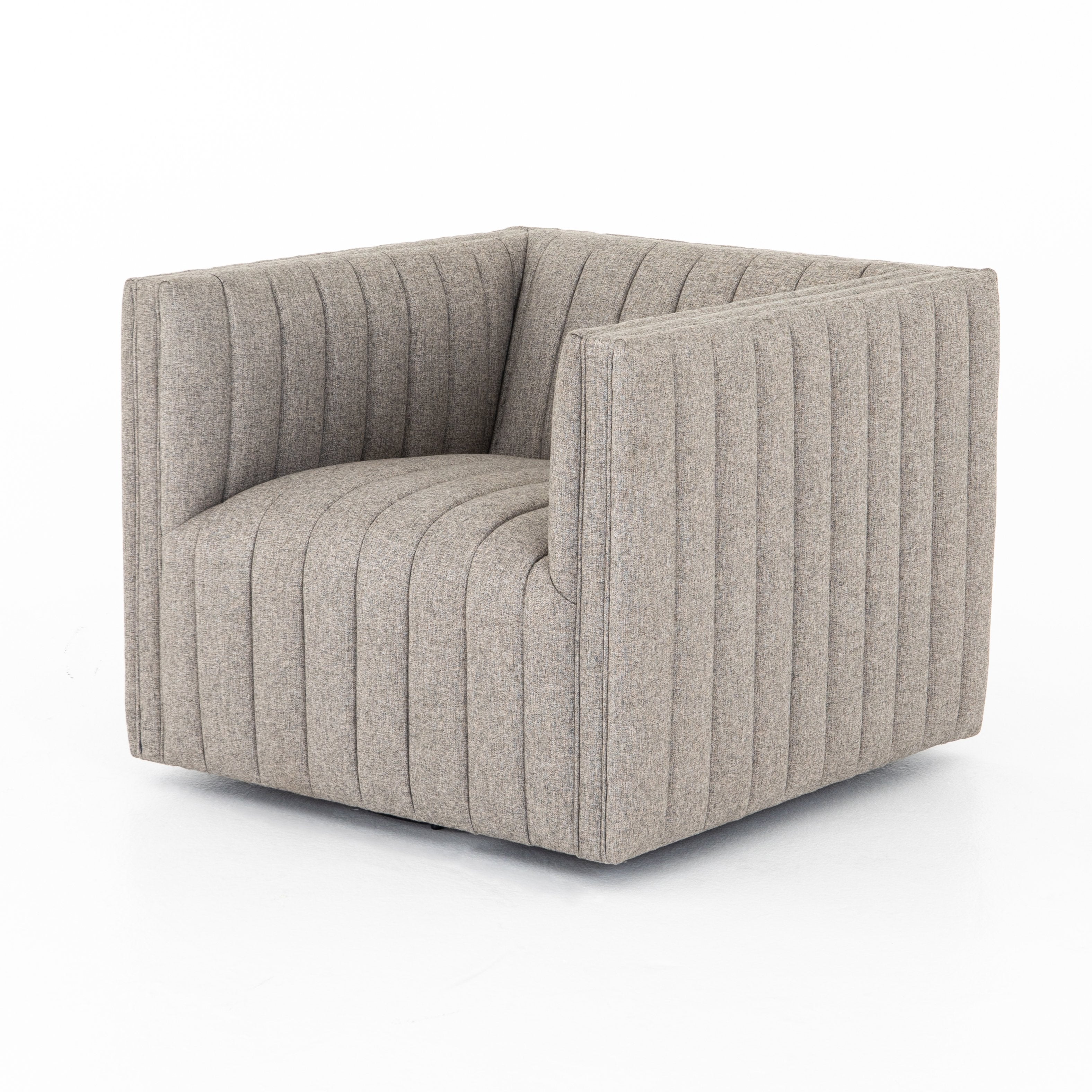 Augustine Swivel Armchair - 3 Fabric Options - Four Hands