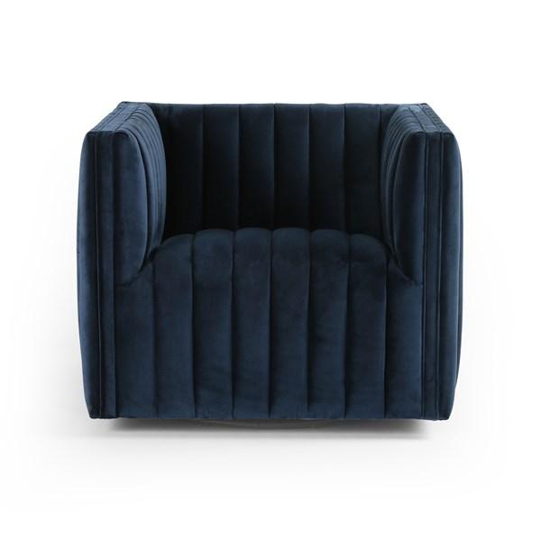 Augustine Swivel Armchair - 3 Fabric Options - Four Hands