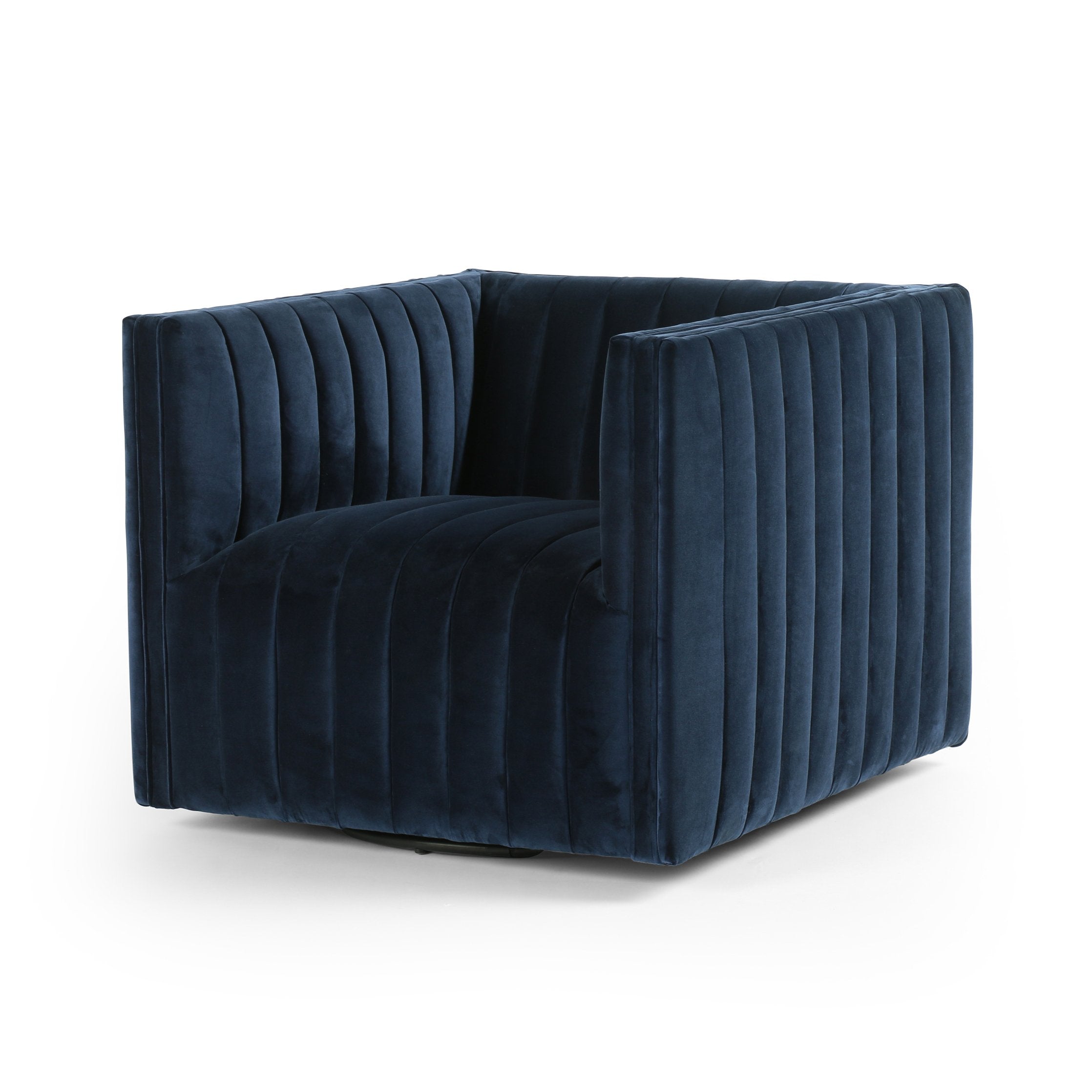 Augustine Swivel Armchair - 3 Fabric Options - Four Hands
