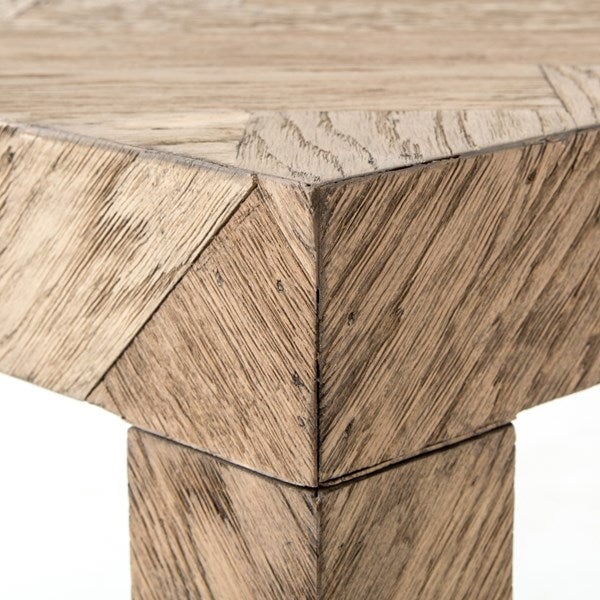 Lamar Console Table from Four Hands - corner detail view