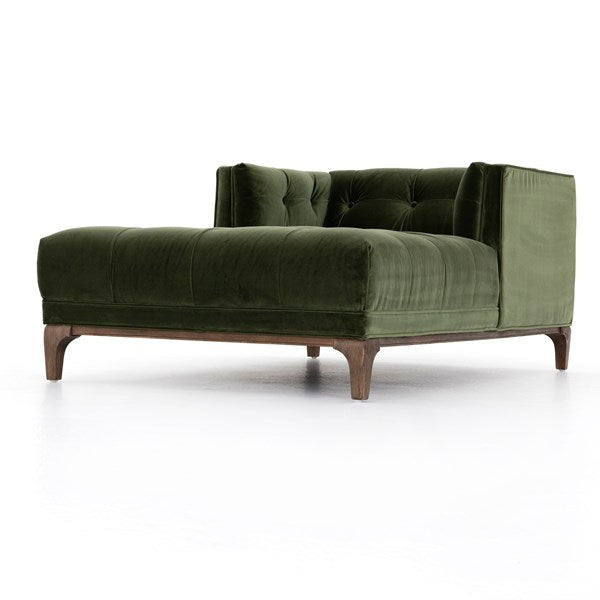 Dylan Chaise in sapphire olive