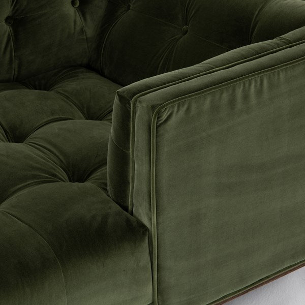Dylan Chaise in sapphire olive