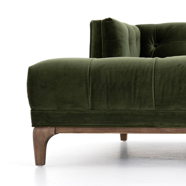 Dylan Chaise in sapphire olive