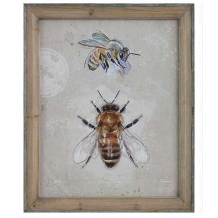 Framed Bee Prints - Creative Co-Op