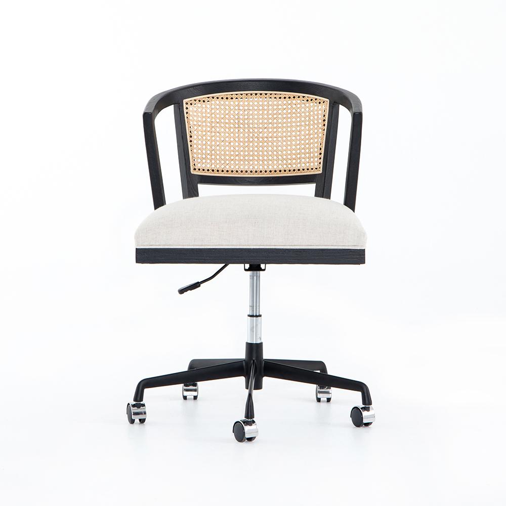 White wicker office chair hot sale