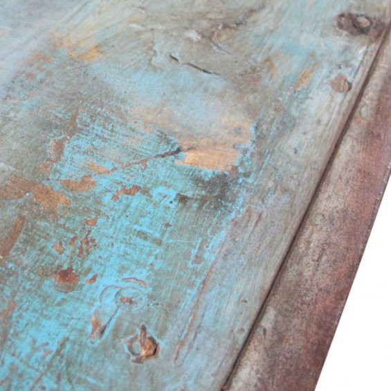 Vintage Blue Folding Table