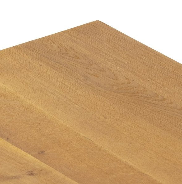 Carlisle Media Console: Up-Close Corner View