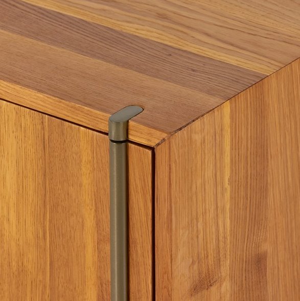 Carlisle Sideboard: Up-Close Product Corner View