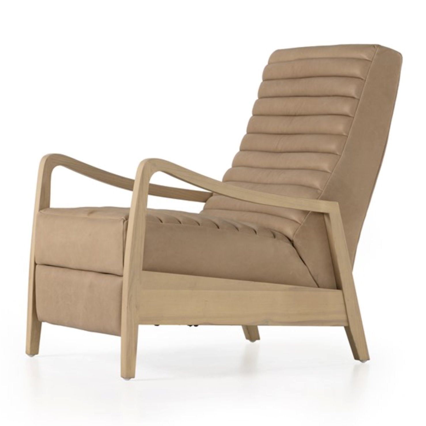 Chance Leather Recliner: Product Quarter View