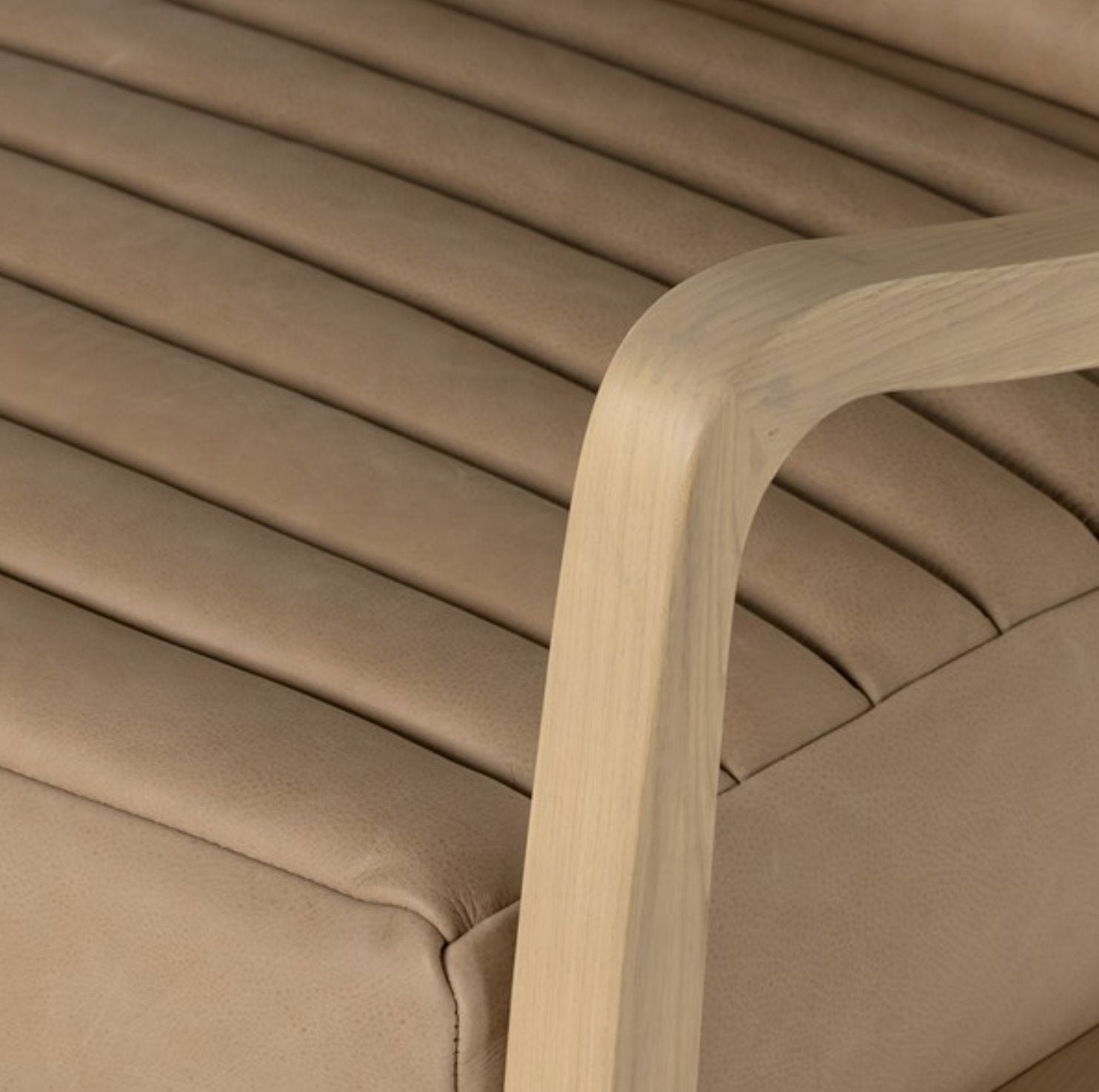 Chance Leather Recliner: Up-Close Product View
