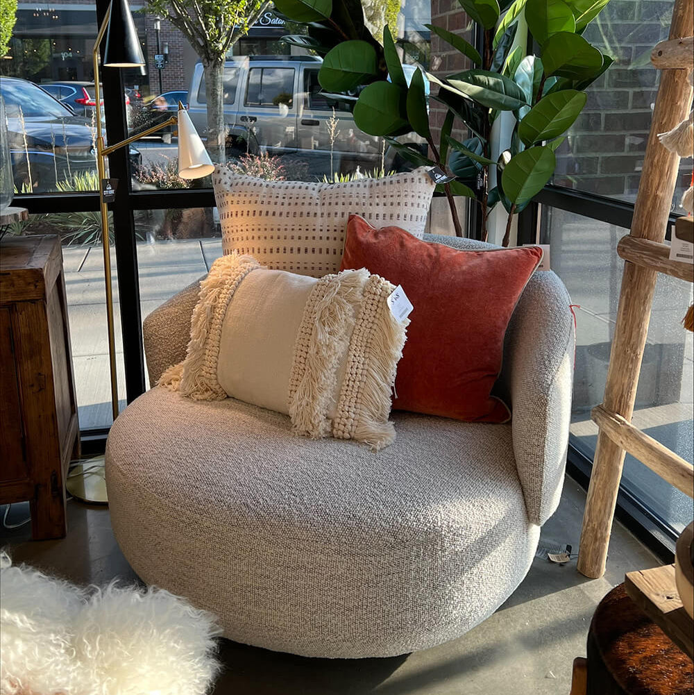 Chill Lounger chair in cotton merino - available at City Home PDX
