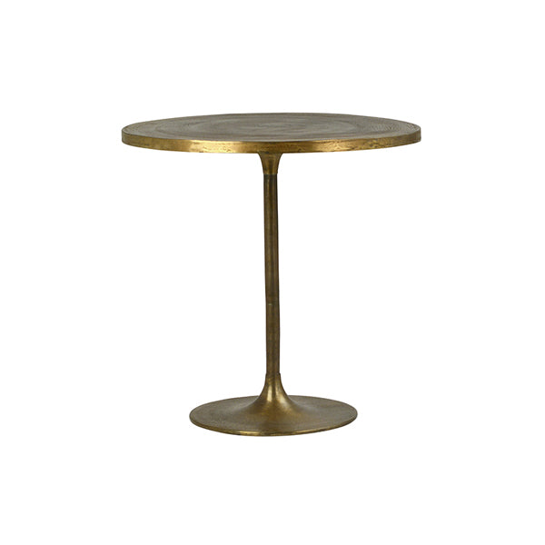 Heviz antique brass bistro table available at City Home Portland