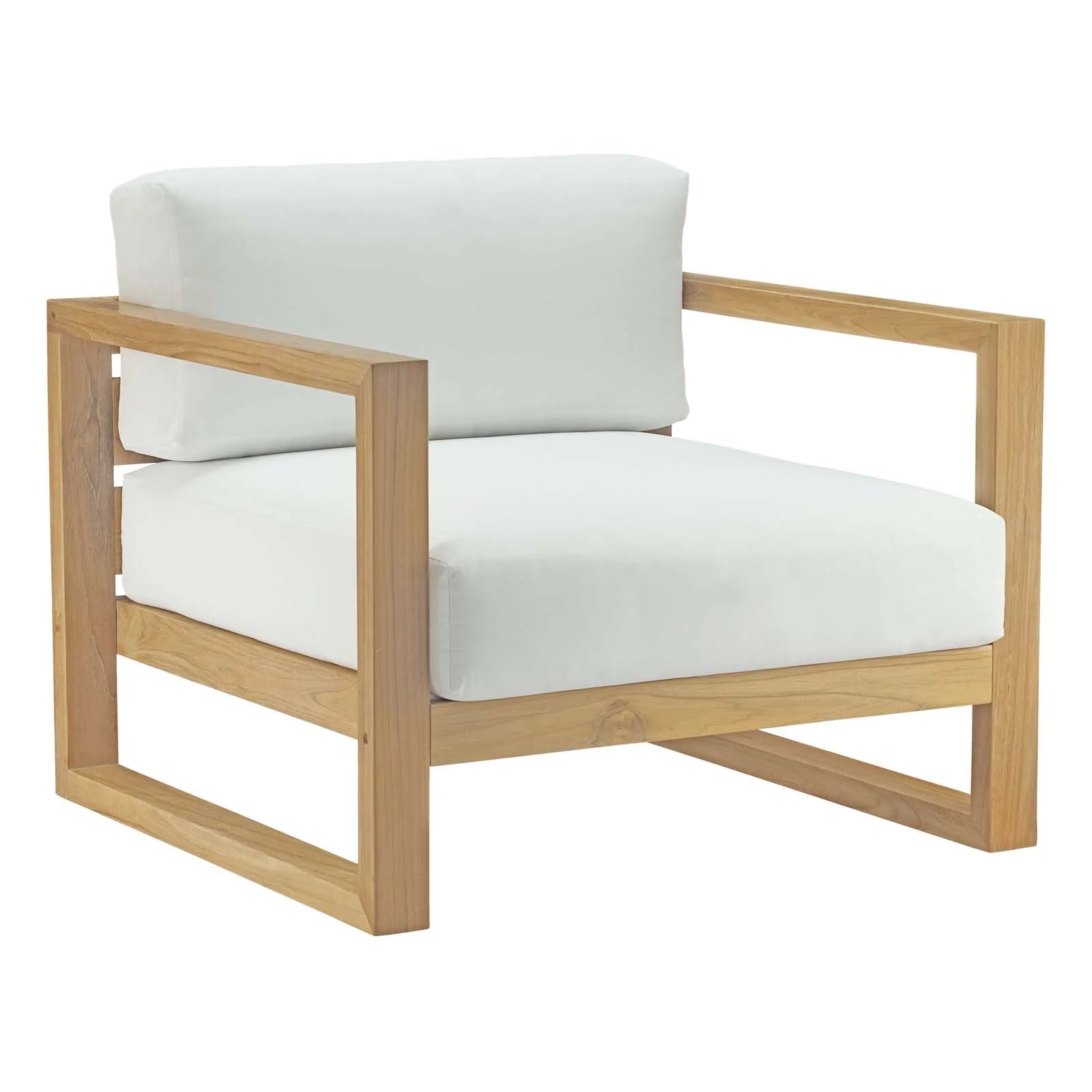 Upland Outdoor Teak Patio Chair - shop outdoor furniture at City Home PDX