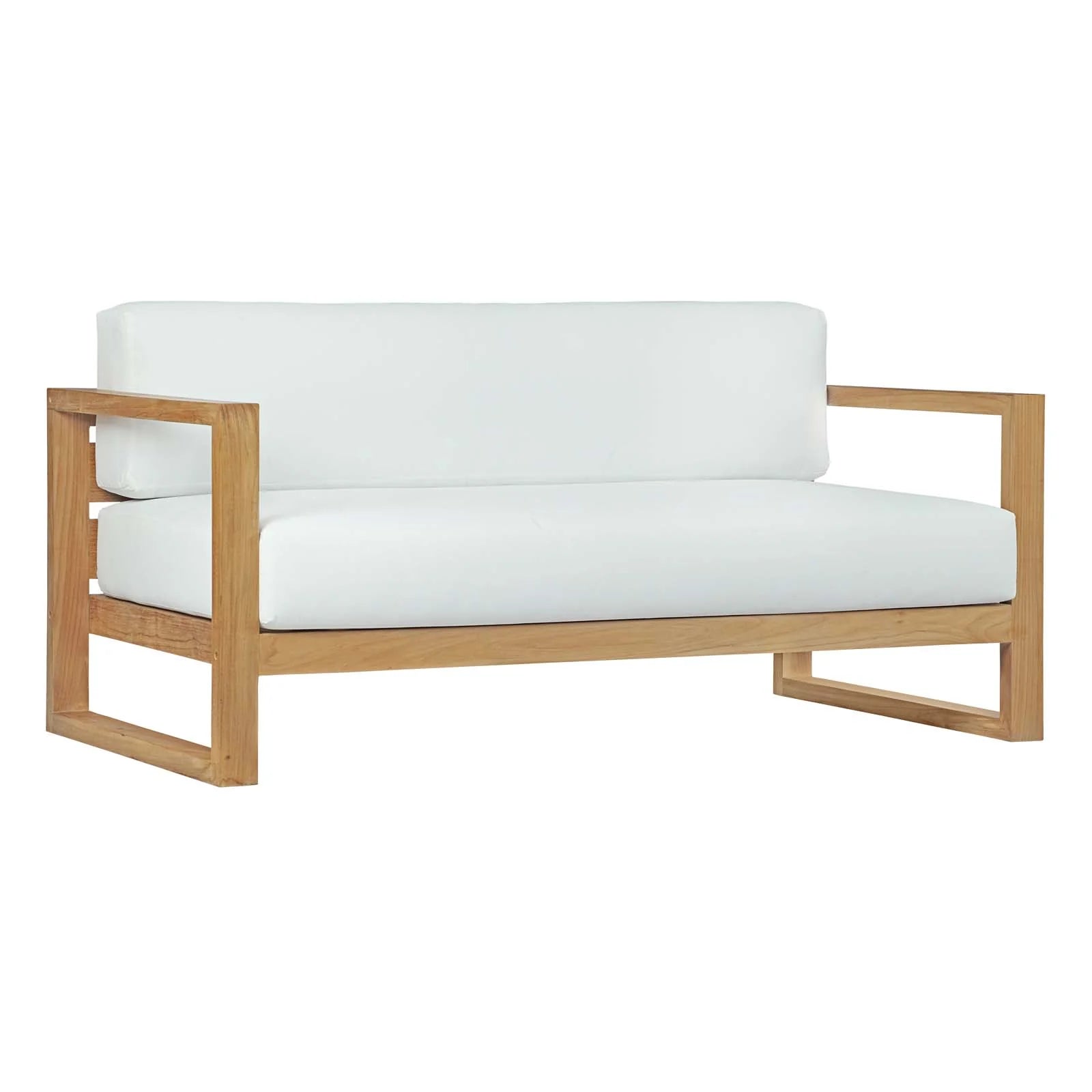 Upland Outdoor Patio Teak Sofa - available at City Home