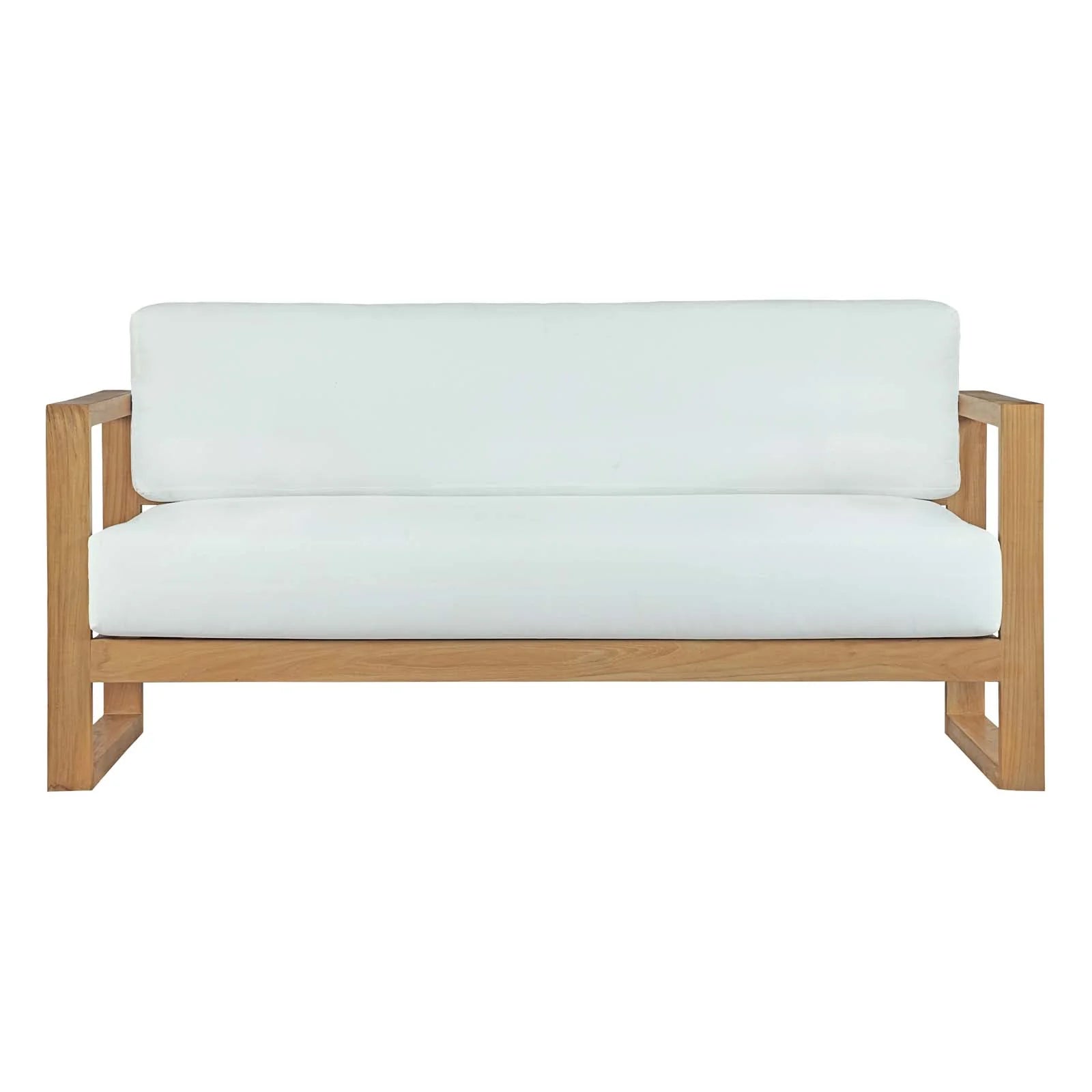 Upland Outdoor Patio Teak Sofa
