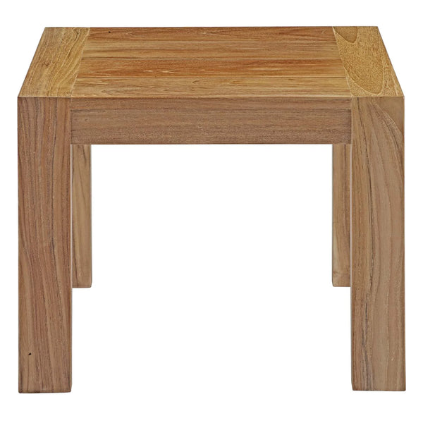 Upland Outdoor Teak Side Table Outdoor Furniture City Home PDX