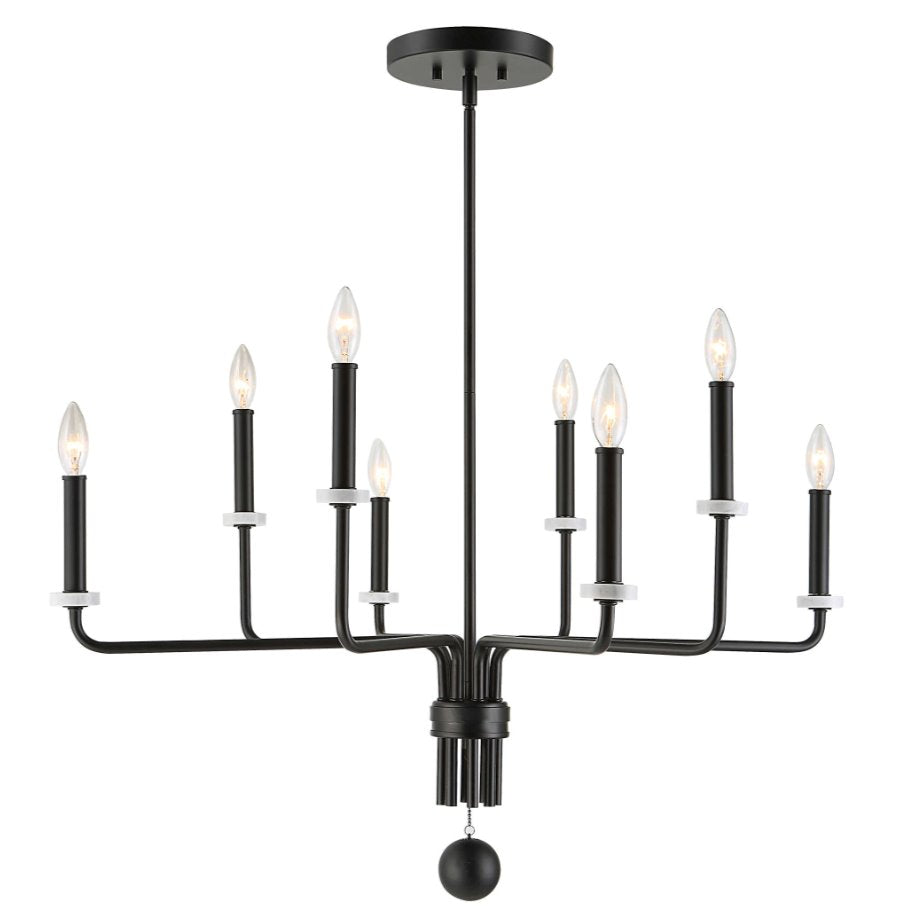 Ebony Elegance Chandelier: Available at City Home PDX