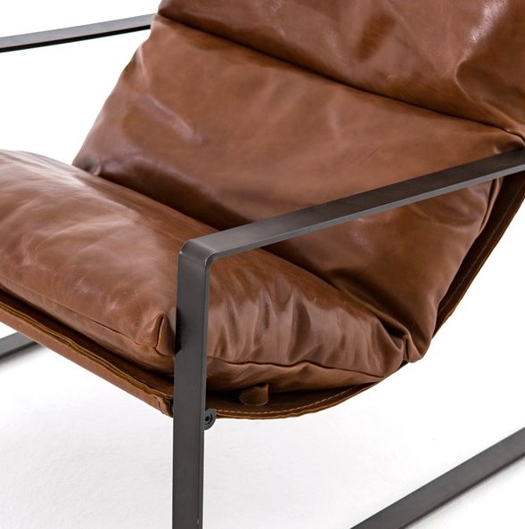 Emmett Sling Chair: Up-Close Sling Seating View