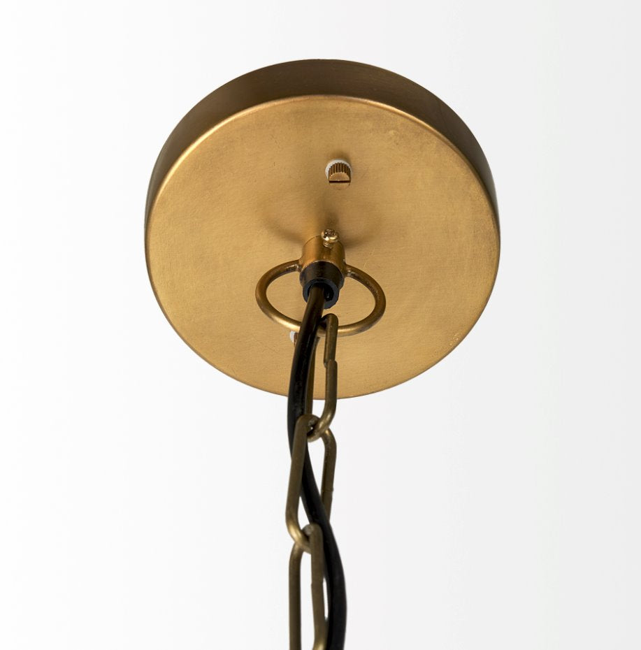 Fenton Pendant: Underneath Fixture View