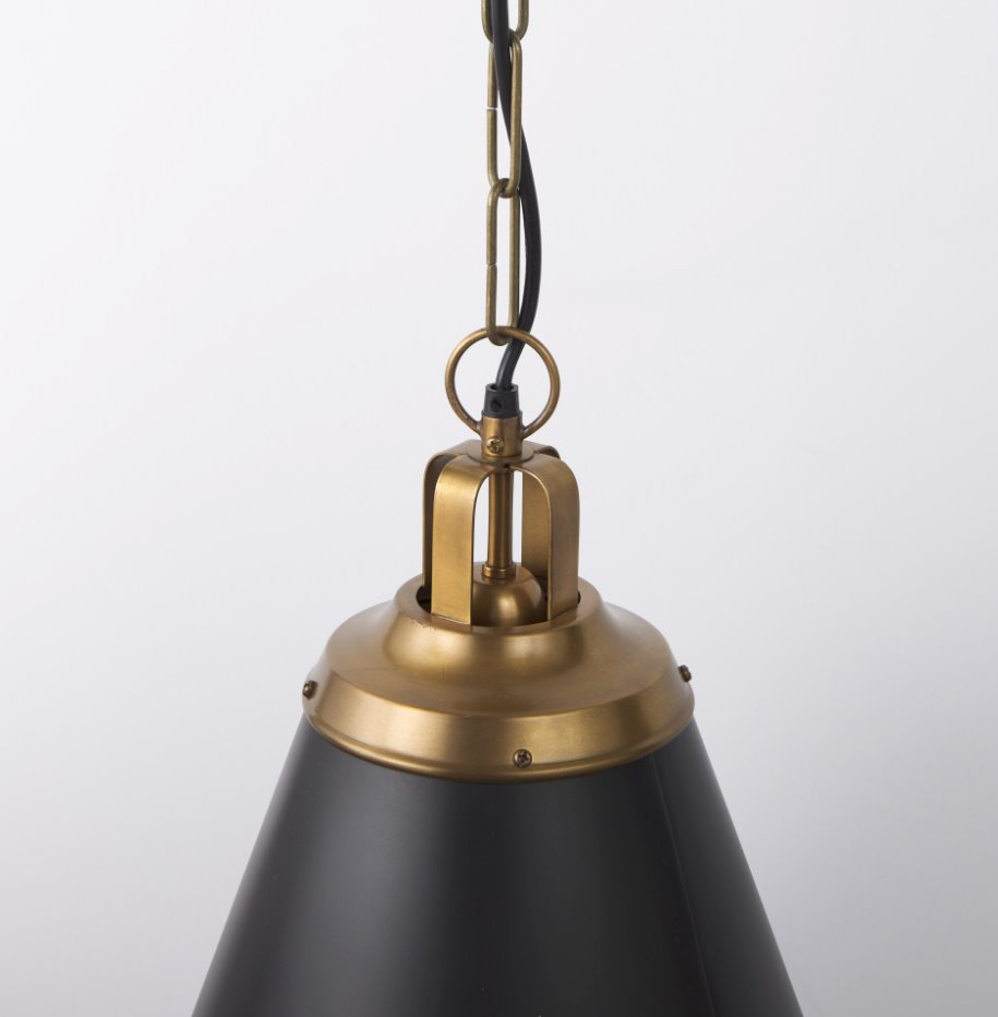 Fenton Pendant: Top of the Shade Wiring View