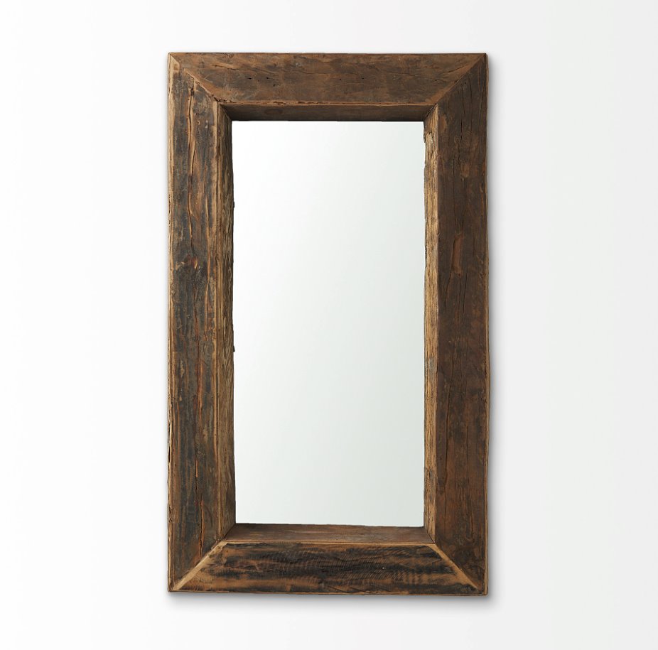 Gerome Wood Frame Wall Mirror: Available at City Home PDX