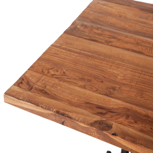 Industrial Loft Adjustable Dining Table - HTD