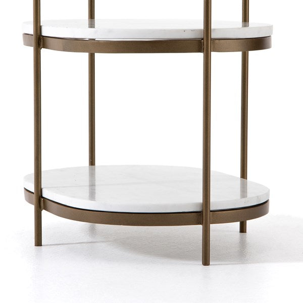 Felix Oval Nightstand tiers